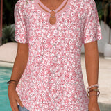 T-Shirt Imprimé Décontracté Confort