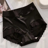 Lingerie Motif Vague Soie Glacée