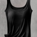 Débardeur Uni Avec Soutien-Gorge Intégré
