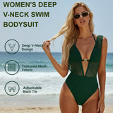 One-Piece Femmes Profond Encolure En V