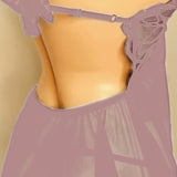 Chemise De Nuit Grande Taille Fraîche Et Confortable