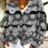 Lune | Cardigan Vintage Coloré avec Boutons pour Femme