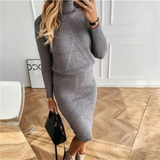 Christa | Robe Pull Tricotée avec Confort Douillet pour Femmes