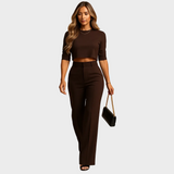 Mareen – Ensemble ajusté haut et pantalon