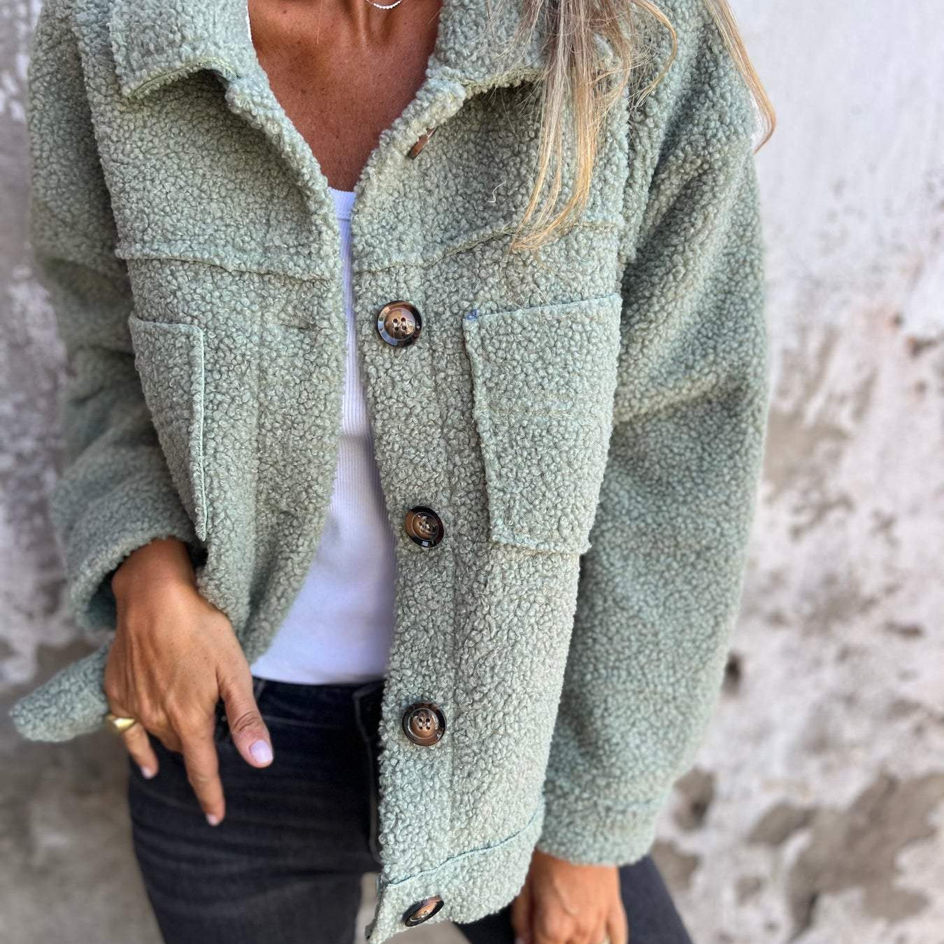Aisling | Manteau mi-saison coupe droite pour femme