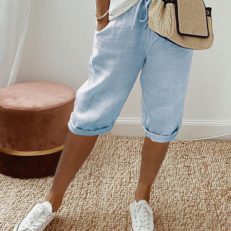 Calypso | Pantalon court à cordon