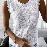 Adalina | Blouse d'Été en Dentelle sans Manches pour Femme