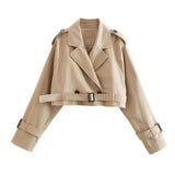 Zaynab | Trench-coat court et stylé pour femme