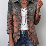 Benita | Veste avec Transition en Tissu et Bouffantes