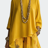Flor - Ensemble Artistique Élégant avec Motif Floral