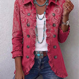 Culte | Manteau en Cachemire Rose avec Fronces