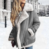 Élodie – Veste femme hiver shearling